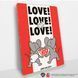Дерев'яний постер Том і Джеррі Love Cheese А4 wstj101 фото 2