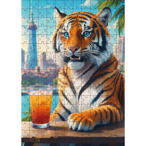 Класичний дерев'яний пазл Тигр у Торонто L WSPZZ0LAMTITCL00 фото