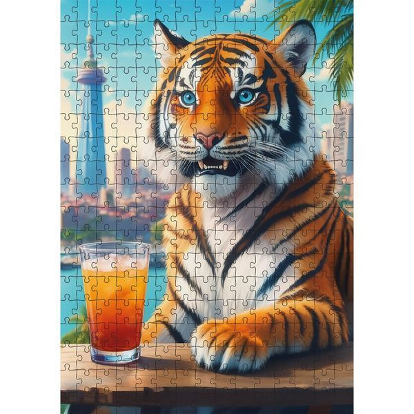 Класичний дерев'яний пазл Тигр у Торонто L WSPZZ0LAMTITCL00 фото
