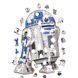 Фігурний дерев'яний пазл R2D2 L WSUA0073 фото 2