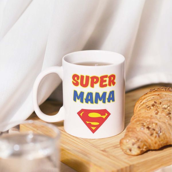 Чашка-хамелеон з принтом 330 мл Super мама CHSHKBRMBL49 фото