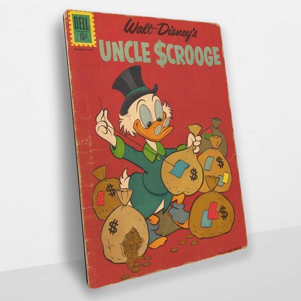 Постер дерев'яний Uncle Scrooge А5 PSTRSBRMBL190 фото