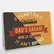 Постер дерев'яний Dad's Garage А5 PSTRSBRMBL964 фото 2