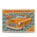 Постер деревянный Retro orange car А5 PSTRSBRMBL295 фото 1