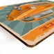 Постер деревянный Retro orange car А5 PSTRSBRMBL295 фото 3