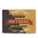 Постер дерев'яний Dad's Garage А5 PSTRSBRMBL964 фото 1