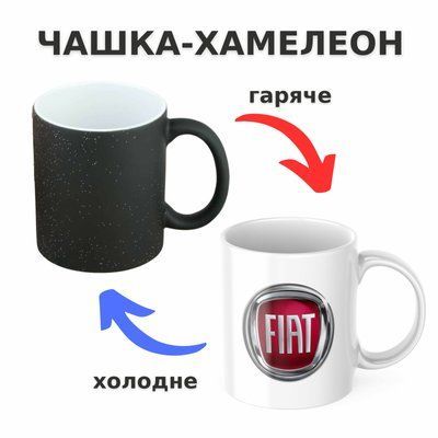Чашка-хамелеон з принтом 330 мл Fiat CHSHKBRMBL196 фото