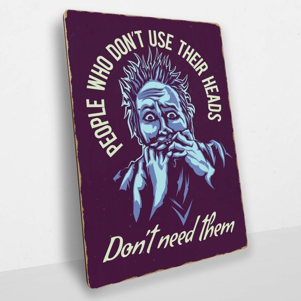 Постер дерев'яний Don't need them А5 PSTRSBRMBL1580 фото