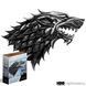 Фігурний дерев'яний пазл Гра Престолів Лютововк Примара L wsgot008-L фото 1