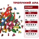 Фігурний дерев'яний пазл Папуга (Тропічний Ара) L WSUA0112 фото 2