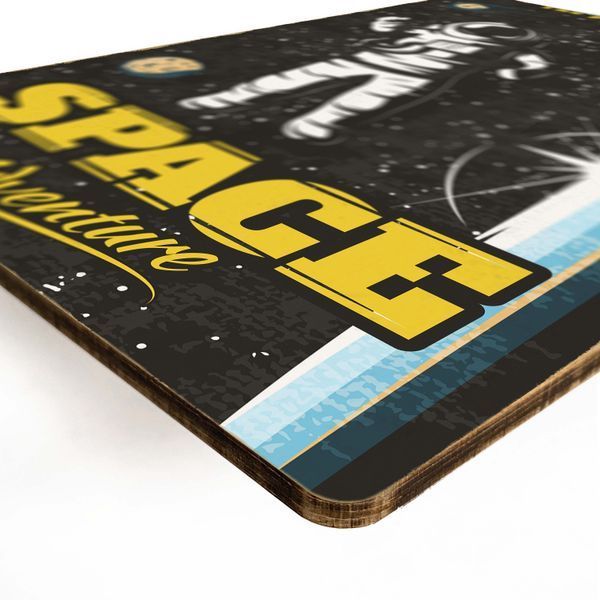 Постер дерев'яний Space adventure А5 PSTRSBRMBL1484 фото
